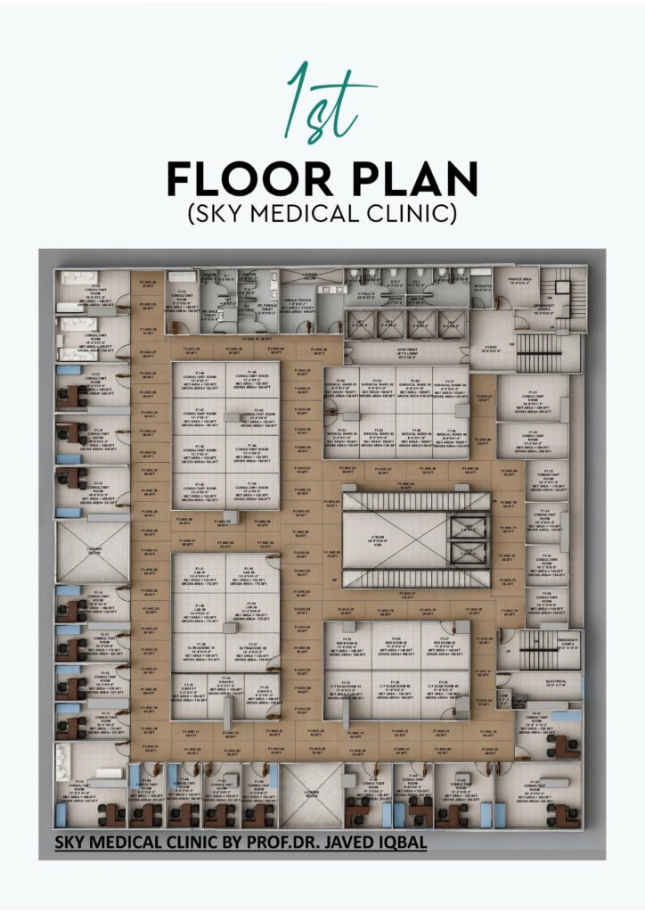 Bahria Sky 2 1st floor commercial layout plan